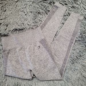 Gymshark Flex Gray & Black Leggings